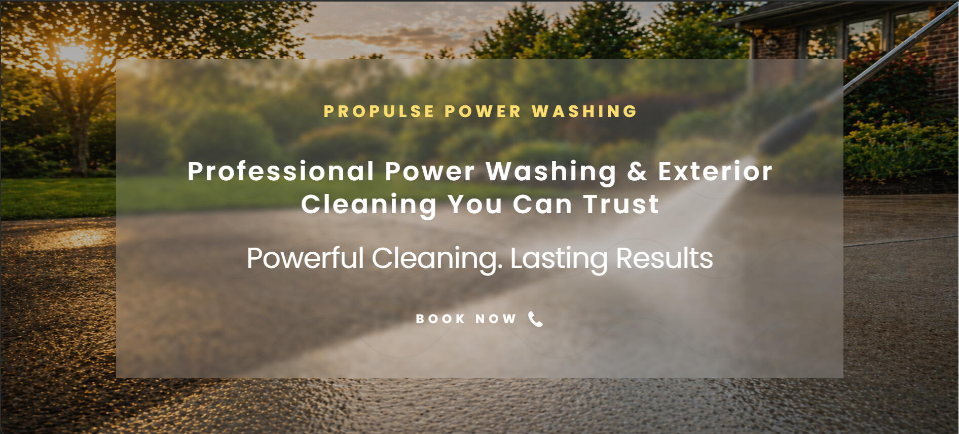 Pro Pulse Power Washing “Pro Pulse Powerwashing website design by Forge Lab Studios for a residential pressure washing company in Massachusetts.”