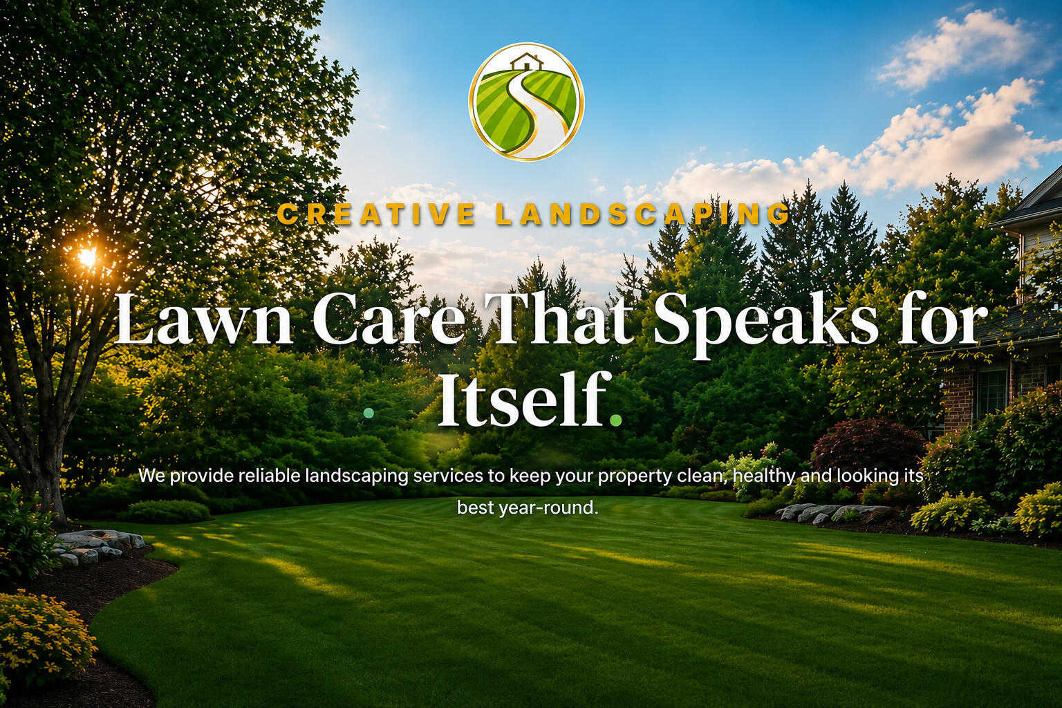 Creative Landscaping - Landing Page Design Creative Landscaping - Landing Page Design